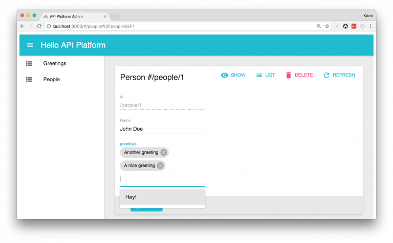 API Platform Admin 0.2: an admin in 1 minute for your API (React ...